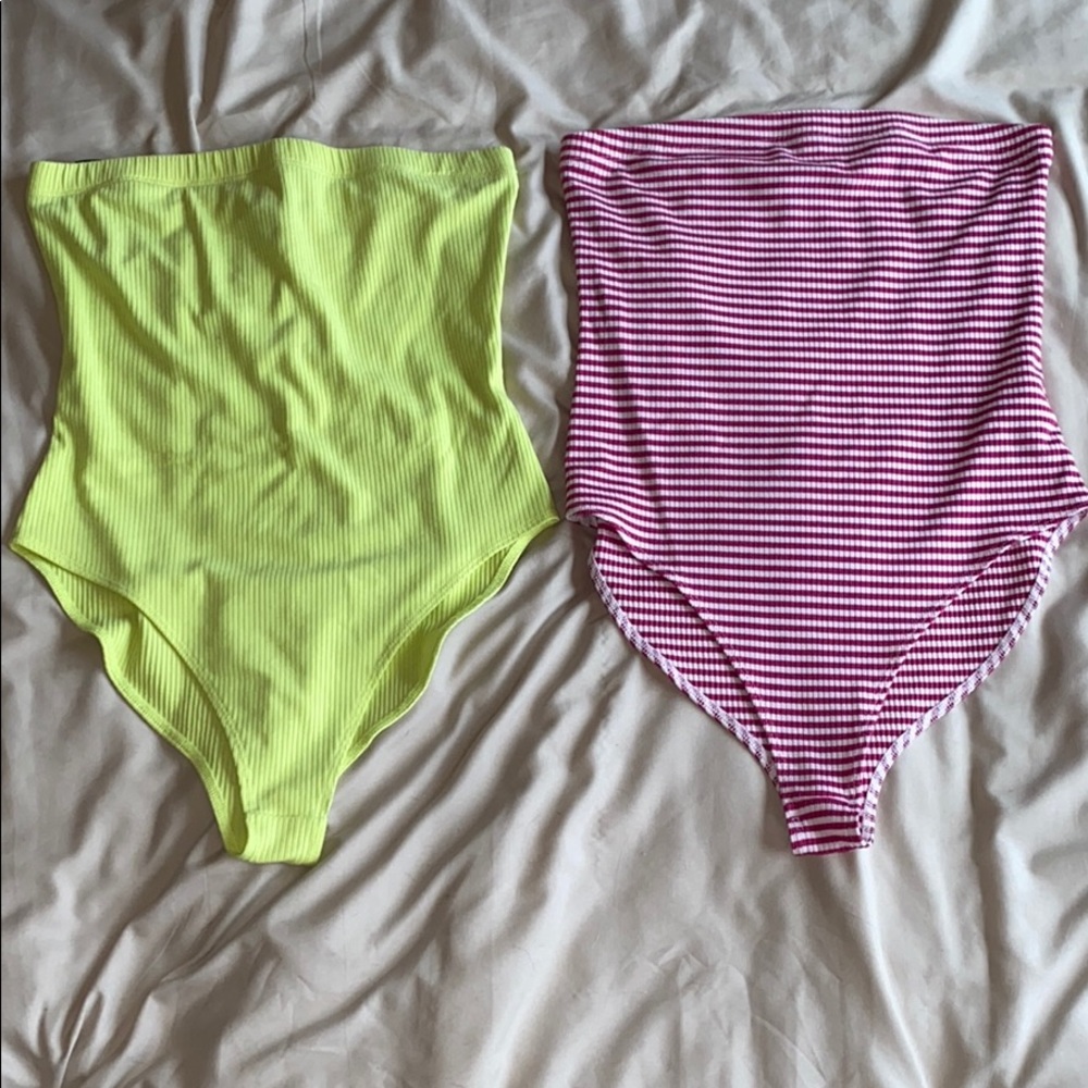Bodysuit strapless top